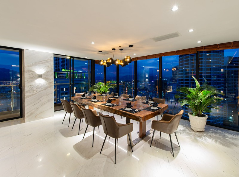 căn Penthouse, noi that nha dep, thiết kế nhà đẹp, mẫu nhà đẹp